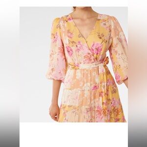 Forever new floral midi dress